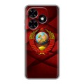 Дизайнерский силиконовый чехол для Tecno Spark Go 2024 Герб СССР