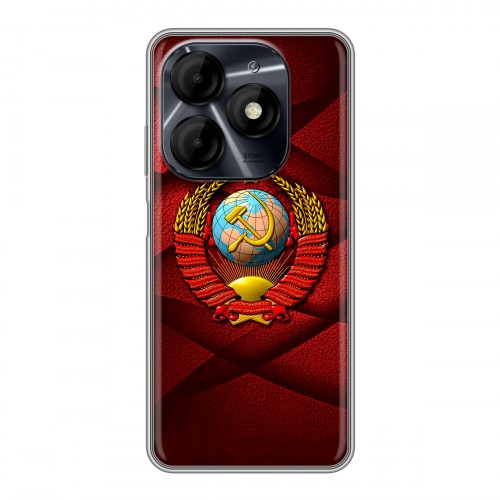 Дизайнерский силиконовый чехол для Itel P55 4G Герб СССР