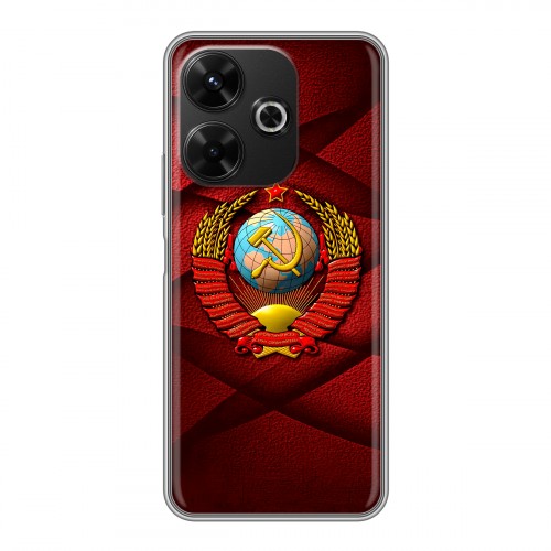 Дизайнерский силиконовый чехол для RedMi 13 4G Герб СССР
