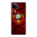 Дизайнерский силиконовый чехол для Vivo V40 5G Герб СССР