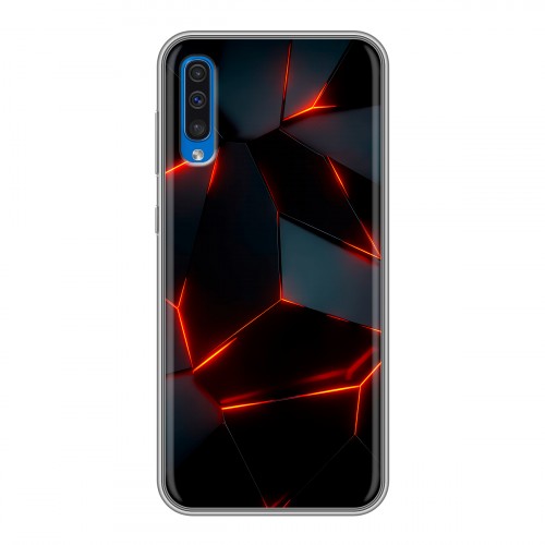 Дизайнерский силиконовый чехол для Samsung Galaxy A50 Яркие абстракции