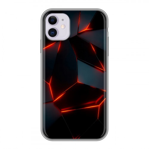 Дизайнерский силиконовый чехол для Iphone 11 Яркие абстракции