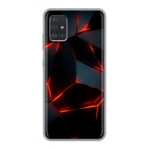 Дизайнерский силиконовый чехол для Samsung Galaxy A51 Яркие абстракции
