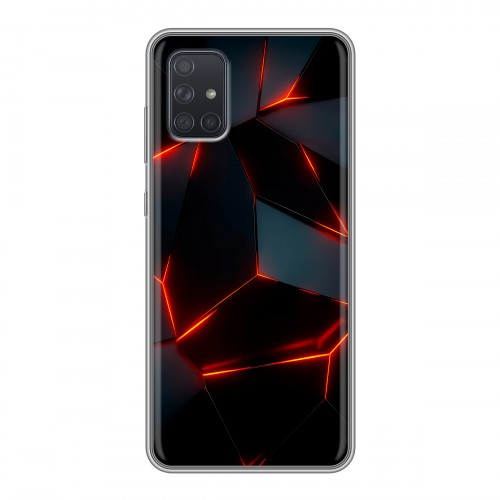 Дизайнерский силиконовый чехол для Samsung Galaxy A71 Яркие абстракции