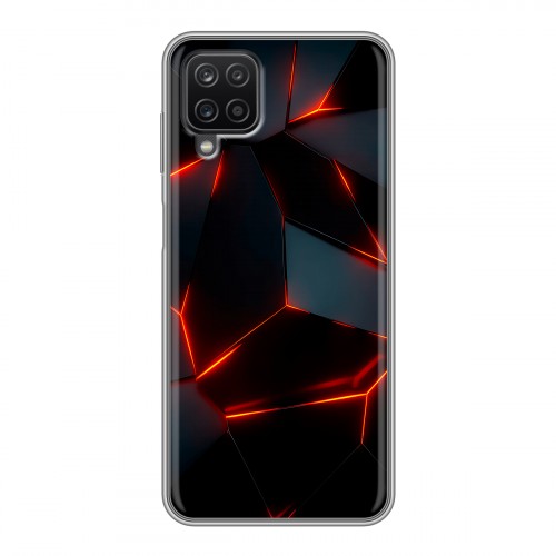 Дизайнерский силиконовый чехол для Samsung Galaxy A12 Яркие абстракции