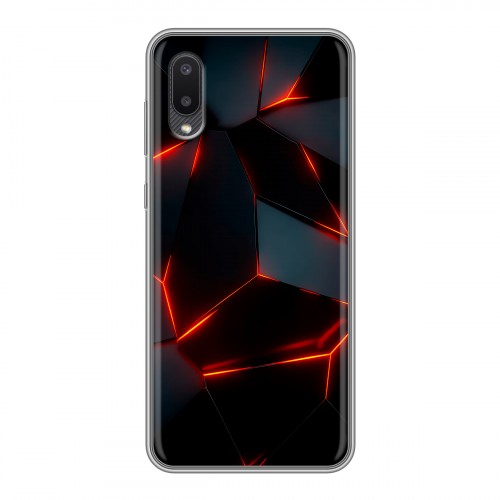 Дизайнерский силиконовый чехол для Samsung Galaxy A02 Яркие абстракции