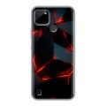 Дизайнерский силиконовый чехол для Realme C21Y Яркие абстракции