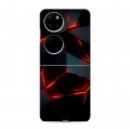 Дизайнерский пластиковый чехол для Huawei P50 Pocket Яркие абстракции