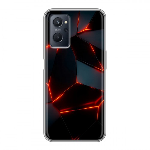 Дизайнерский силиконовый чехол для Realme 9i Яркие абстракции