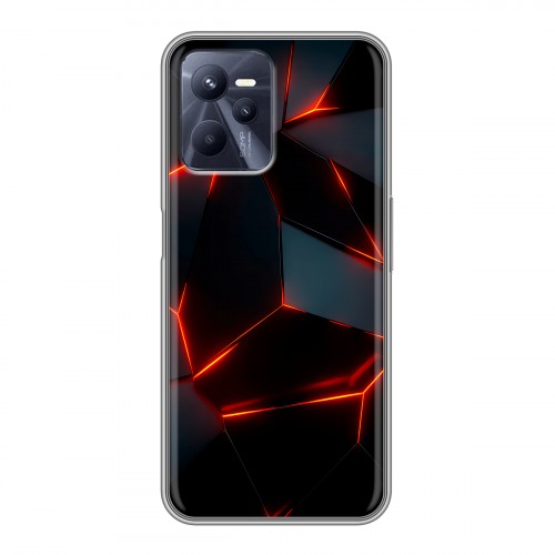 Дизайнерский силиконовый чехол для Realme C35 Яркие абстракции