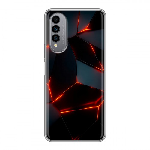 Дизайнерский силиконовый чехол для Wiko T50 Яркие абстракции