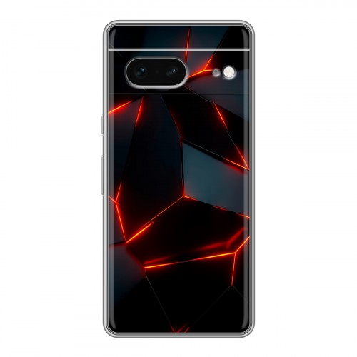 Дизайнерский силиконовый чехол для Google Pixel 7 Яркие абстракции