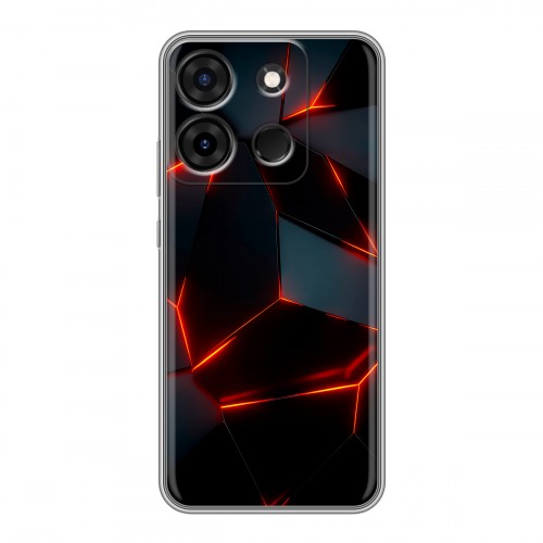 Дизайнерский силиконовый чехол для Infinix Smart 7 Яркие абстракции