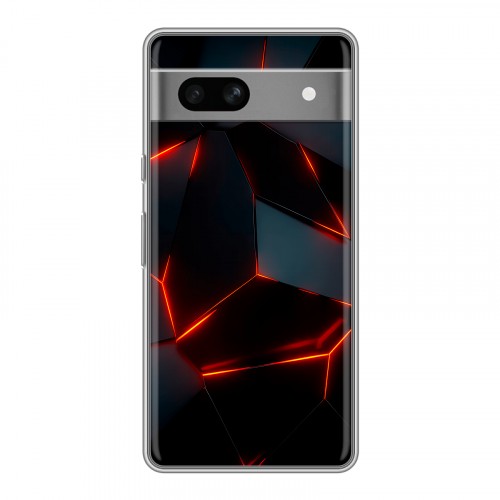 Дизайнерский силиконовый чехол для Google Pixel 7A Яркие абстракции