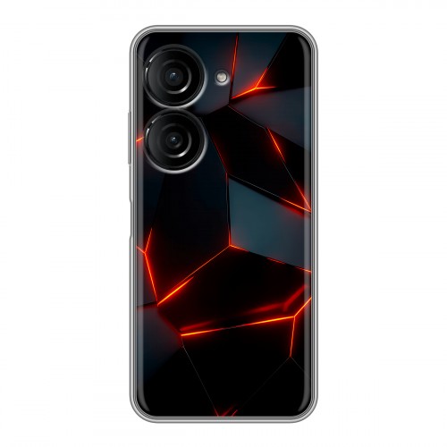 Дизайнерский силиконовый чехол для ASUS ZenFone 9 Яркие абстракции