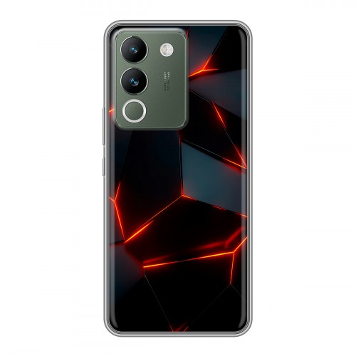 Дизайнерский силиконовый чехол для Vivo V29e Яркие абстракции