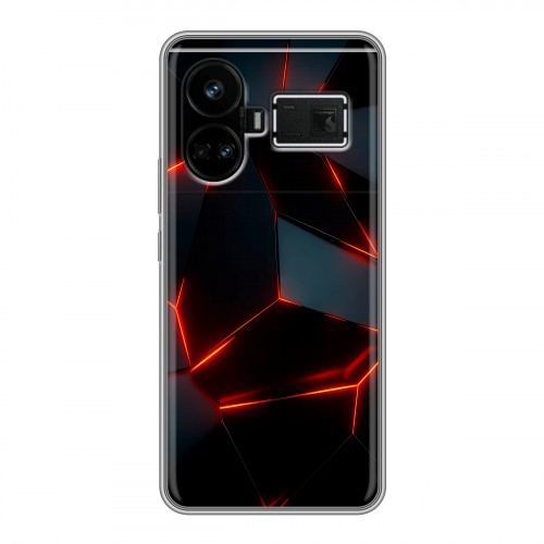 Дизайнерский силиконовый чехол для Realme GT5 Яркие абстракции