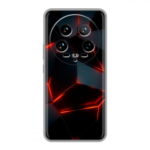 Дизайнерский силиконовый чехол для Xiaomi 14 Ultra Яркие абстракции