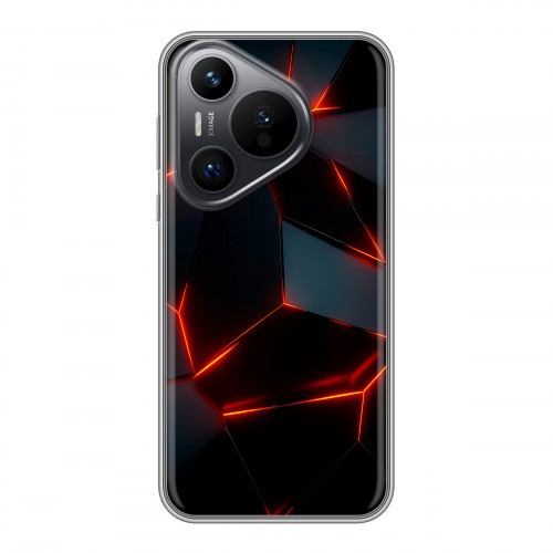 Дизайнерский силиконовый чехол для Huawei Pura 70 Яркие абстракции
