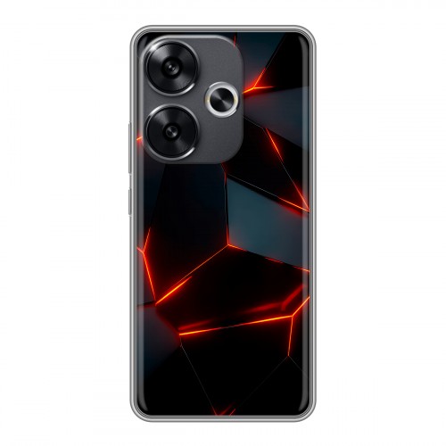Дизайнерский силиконовый чехол для Xiaomi Redmi Turbo 3 Яркие абстракции