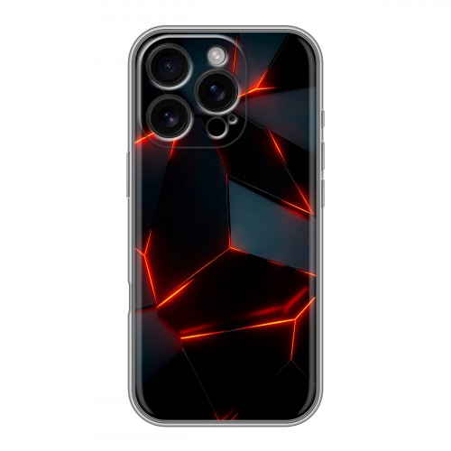 Дизайнерский силиконовый чехол для Iphone 16 Pro Яркие абстракции