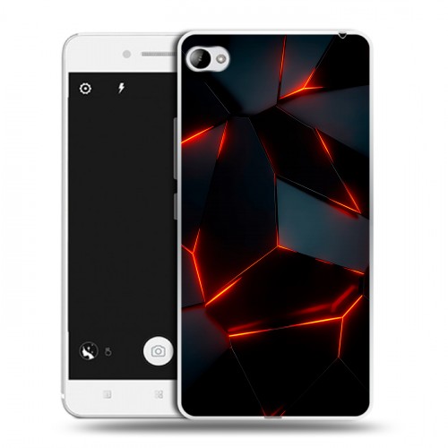 Дизайнерский пластиковый чехол для Lenovo S90 Яркие абстракции