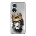 Дизайнерский силиконовый чехол для Huawei Honor 50 Лев с короной
