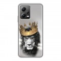 Дизайнерский силиконовый чехол для Xiaomi Poco X5 Лев с короной