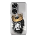Дизайнерский силиконовый чехол для Huawei Nova 11 SE Лев с короной