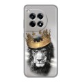 Дизайнерский силиконовый чехол для OnePlus Ace 3 Лев с короной