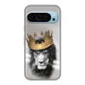 Дизайнерский силиконовый чехол для Google Pixel 9 Лев с короной