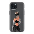 Полупрозрачный дизайнерский пластиковый чехол для Iphone 15 Женские принты