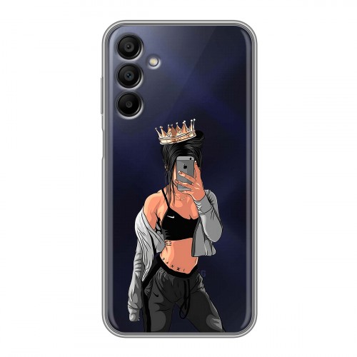 Полупрозрачный дизайнерский пластиковый чехол для Samsung Galaxy A15 Женские принты