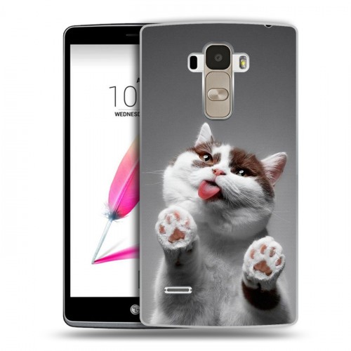 Дизайнерский пластиковый чехол для LG G4 Stylus Коты