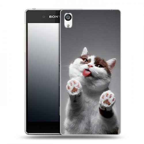 Дизайнерский пластиковый чехол для Sony Xperia E5 Коты