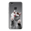 Дизайнерский силиконовый чехол для Huawei P10 Lite Коты