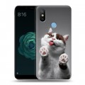 Дизайнерский силиконовый чехол для Xiaomi Mi A2 Коты