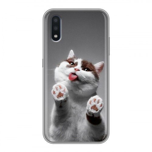 Дизайнерский силиконовый чехол для Samsung Galaxy M01 Коты