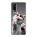 Дизайнерский пластиковый чехол для Vivo Y31 Коты