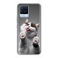 Дизайнерский силиконовый чехол для Realme 8 Коты
