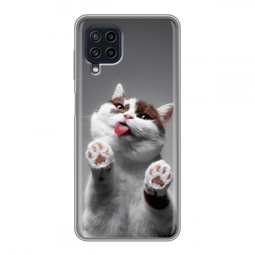 Дизайнерский силиконовый чехол для Samsung Galaxy A22 Коты