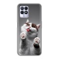 Дизайнерский силиконовый чехол для Realme 8i Коты