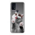 Дизайнерский пластиковый чехол для TCL 20B Коты