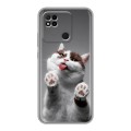 Дизайнерский силиконовый чехол для Xiaomi Redmi 10A Коты