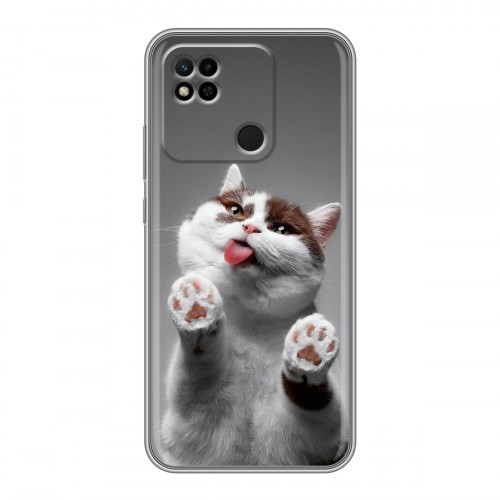 Дизайнерский силиконовый чехол для Xiaomi Redmi 10A Коты