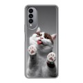 Дизайнерский силиконовый чехол для Wiko T50 Коты