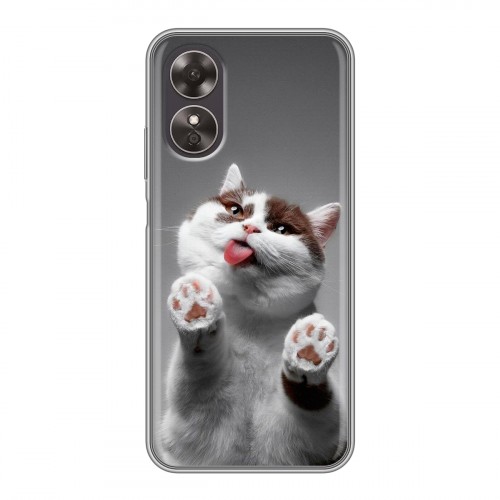 Дизайнерский силиконовый чехол для OPPO A17 Коты