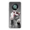 Дизайнерский силиконовый чехол для Huawei Nova Y90 Коты