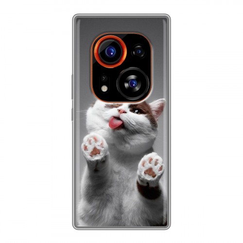 Дизайнерский силиконовый чехол для Tecno Phantom X2 Pro Коты