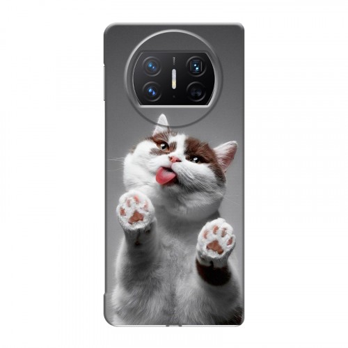 Дизайнерский пластиковый чехол для Huawei Mate X3 Коты